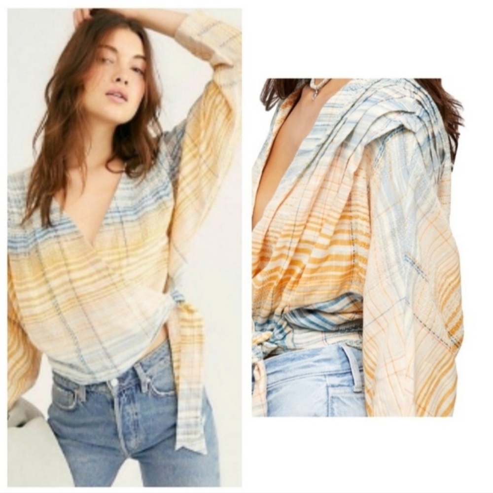 Free people wrap top